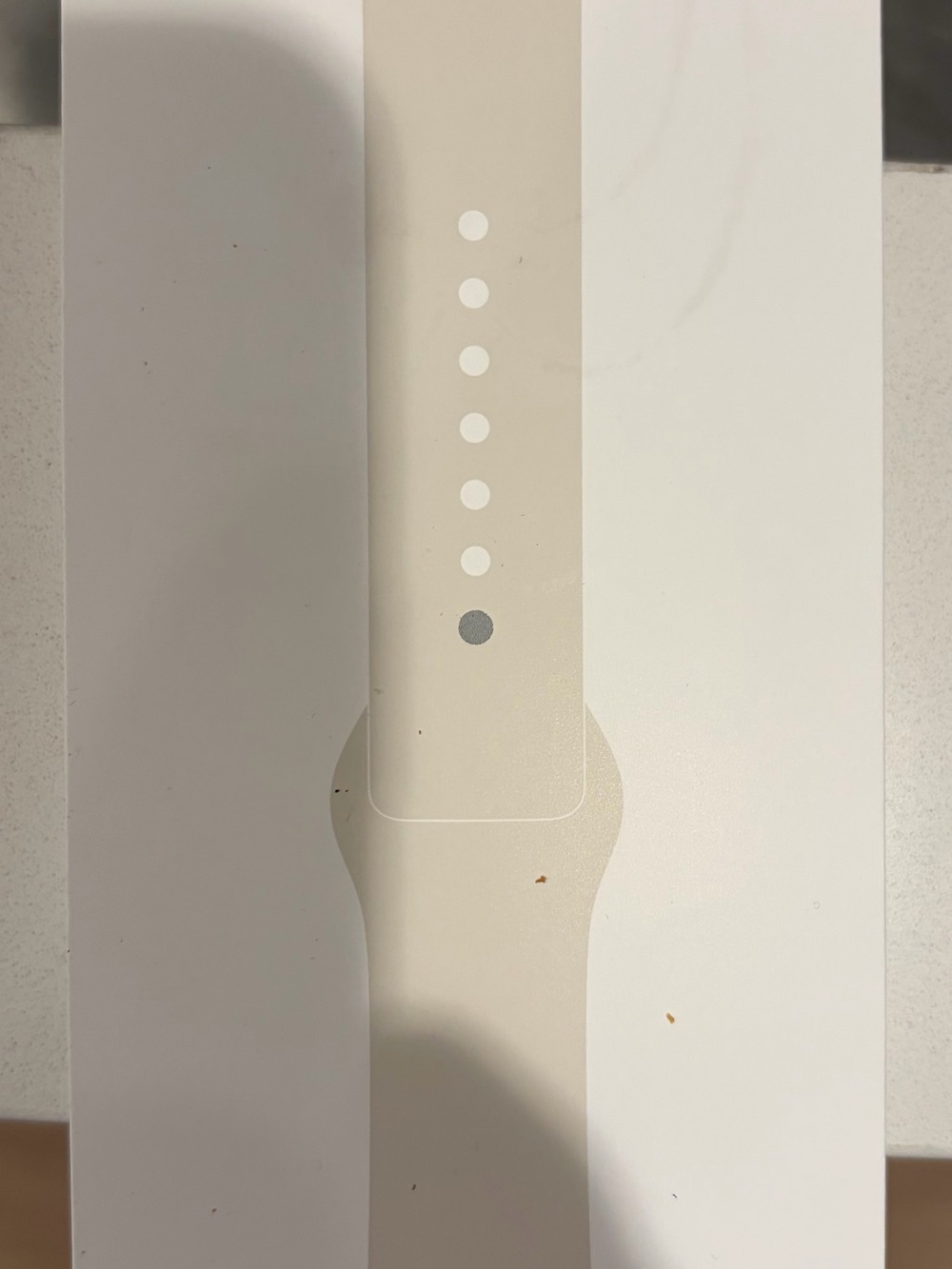 Genuine Apple Watch Sport Band Starlight 41mm M/L New in Box